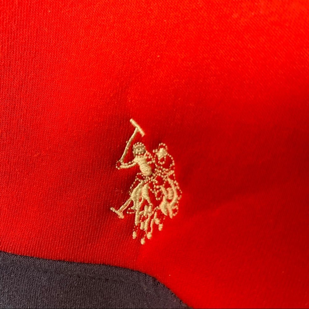U.S. POLO ASSN Blue/Red Men’s Hoodie - Picture 4 of 7